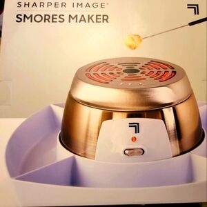 Sharper Image Silver and White S'mores Maker